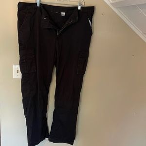 mens black cargo pants
